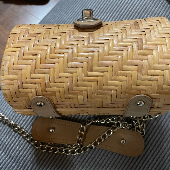 Zara cylinder wicker bag - Picture 2 of 3